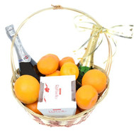 Festive Champagne Gift Basket