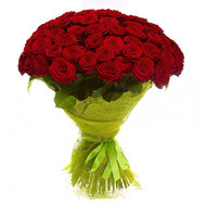 Large bouquet of red roses
