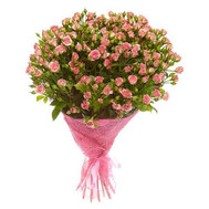 Bouquet of bush roses