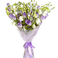 Exotic bouquet of natural flowers