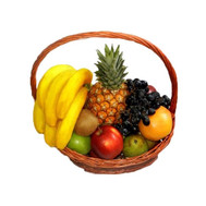 Fruit basket with pineapple