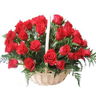 Basket of 35 roses