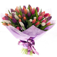 Large bouquet of tulips