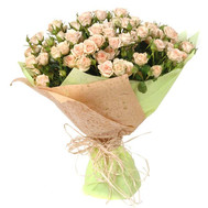 A beautiful bouquet of bush roses