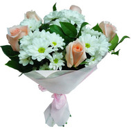 A gentle bouquet of flowers