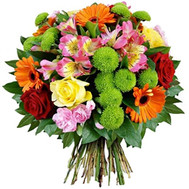 Bright bouquet of flowers