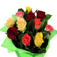 Bright bouquet of roses