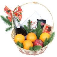 New Year's basket with Asti Martini