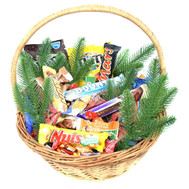 Basket of sweets for the New Year