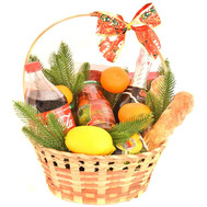 Champagne Christmas Gift Basket