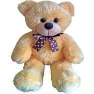 Peach teddy bear