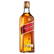 Johnnie Walker Red Label whiskey certificate
