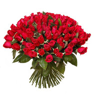 101 red imported rose
