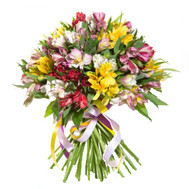 Bouquet of alstroemerias