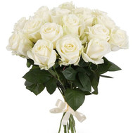 Bouquet of white roses