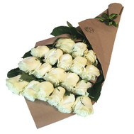 Cascade bouquet of imported roses