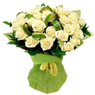 Bouquet of white roses