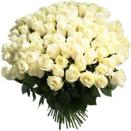 Large bouquet of imported roses
