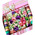 Flowers and macaroons in a rectangular box
