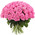 Chic bouquet of pink roses