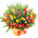 A beautiful bouquet of 101 tulips