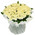 Bouquet of white roses in Cherkassy