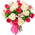 Bouquet of roses and orchids