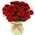 Red roses in decoration