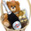 Gift basket with champagne, chocolates and Teddy Bear