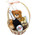 Gift basket with champagne, chocolates and Teddy Bear