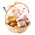 Gift basket with vermouth and candy