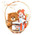 Basket with Teddy Bear and Nutella