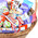 Basket with chocolate and Kinders 2