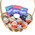 Basket with Milka chocolate and kinder sweets 2