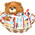 A basket of sweets for children 2