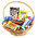 A basket of sweets as a gift