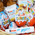 Basket with sweets Kinder 3