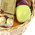 Gift basket with alcohol