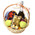 Gift basket with champagne Asti martini