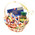 Gift basket with sweets and coffee Jacobs