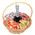 Gift Basket with Candy and Champagne