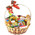 Cheese and Wine Gift Basket