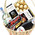 Gift basket with sweets and alcohol 2
