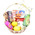 Gift basket with sweets and tea