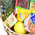 Grocery basket as a gift to a woman 2