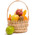 Basket with fruits