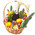 Basket for New Year with champagne 1