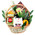 The basket is New Year's gift