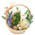 Basket with sweets for the New Year