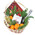 Christmas Gift Basket with Martini Asti